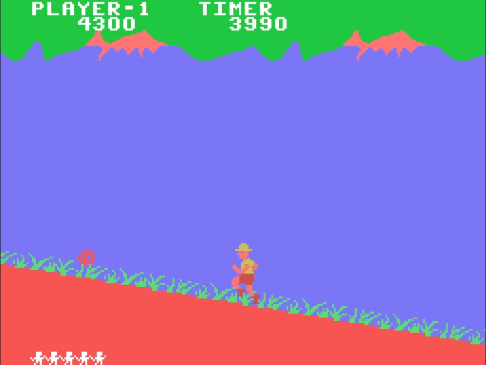 Gameplay of Jungle Hunt for Colecovision